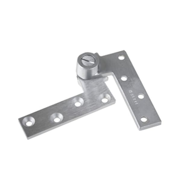 3/4 Offset Hung Full Mortise Top Pivot, 3 Hour Rated Fire Door, 626 Satin Chrome